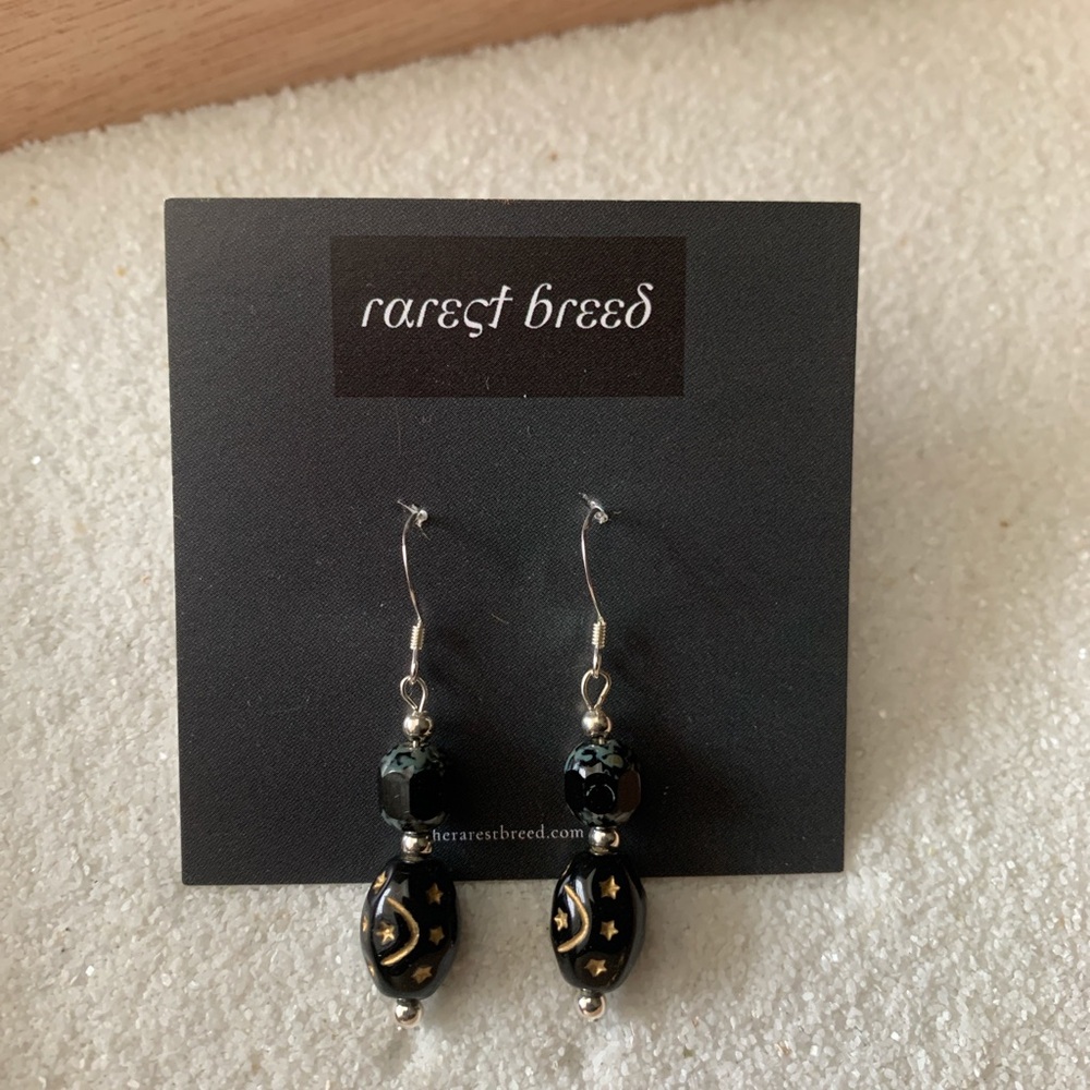 moon & star earrings